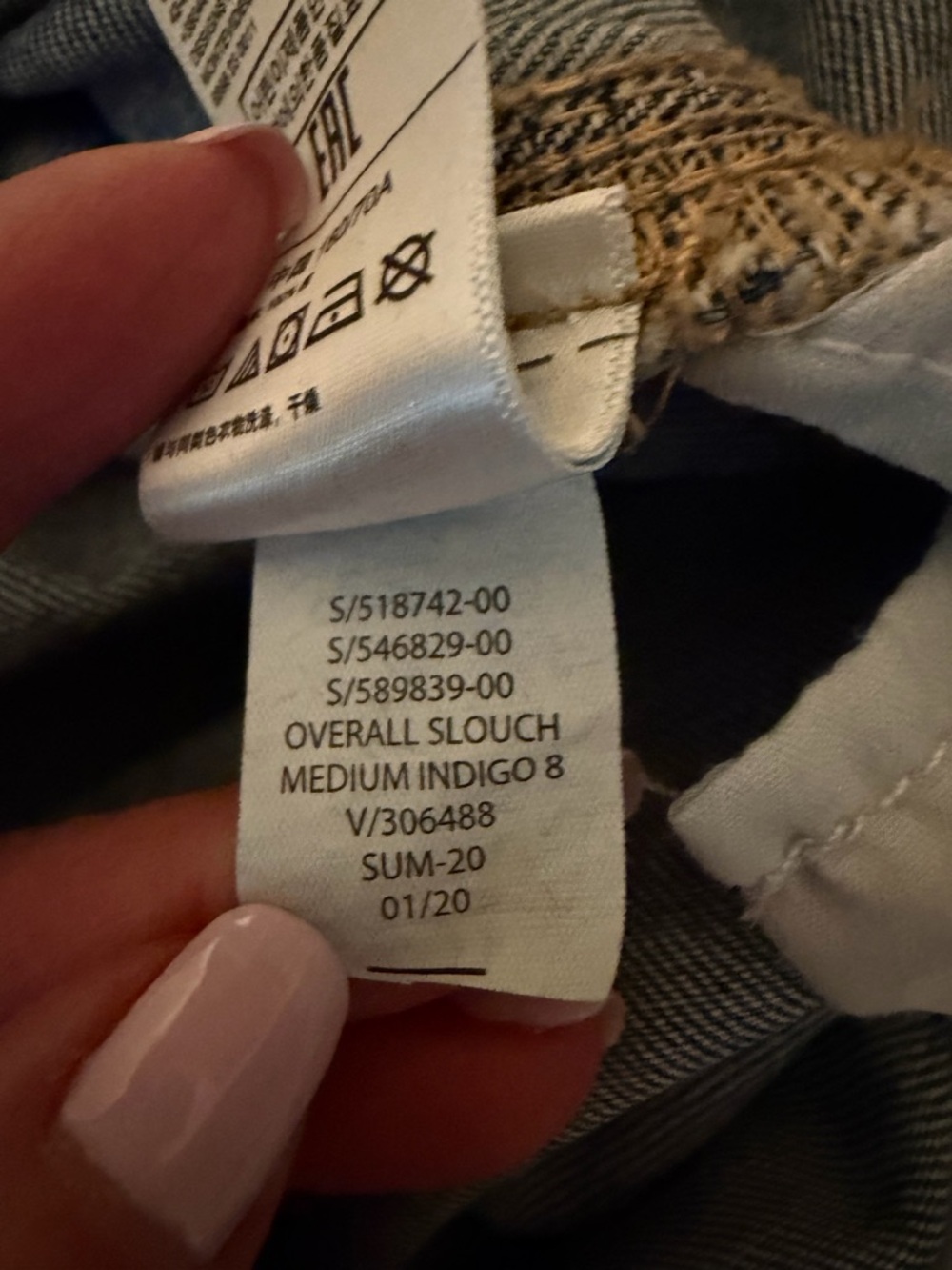 GAP Denim Slouch Overalls - Picture 4 of 4